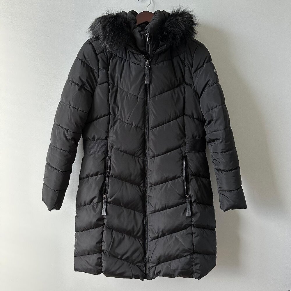 Calvin Klein Women's Faux-Fur Puffer Coat - Womens - Large